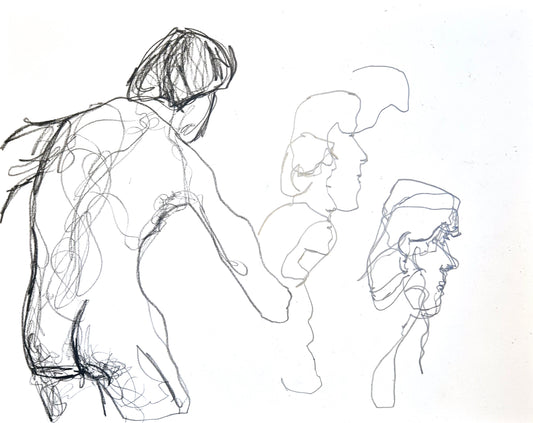 fragmented figures I