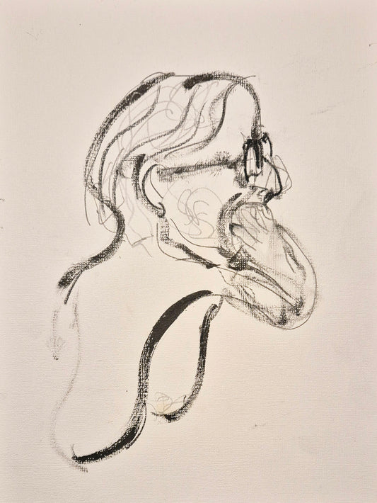 figure eating fist I