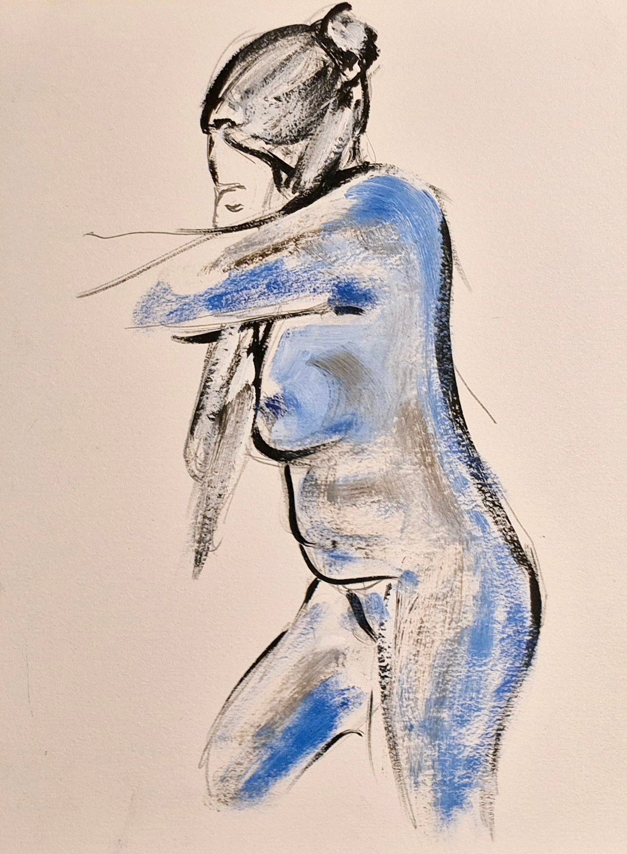 blue figure I