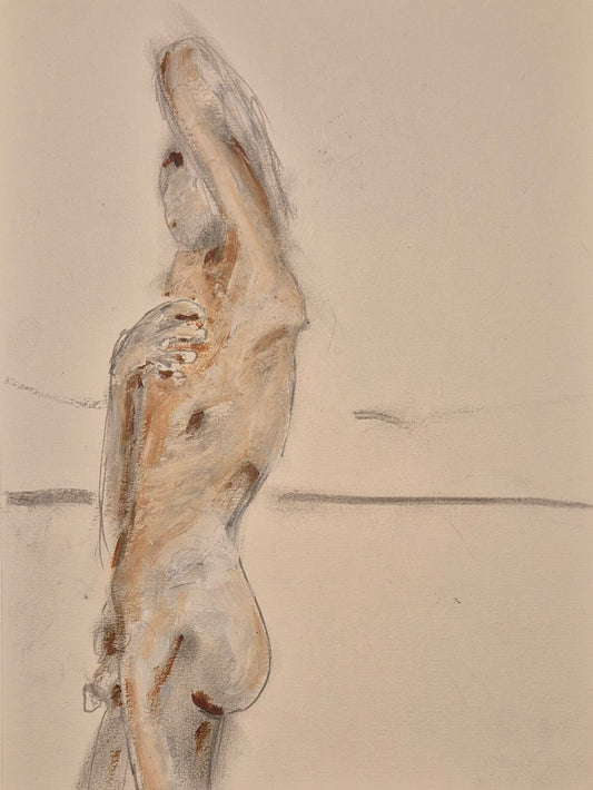 nude figure standing