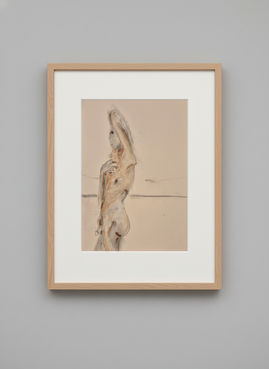 nude figure standing