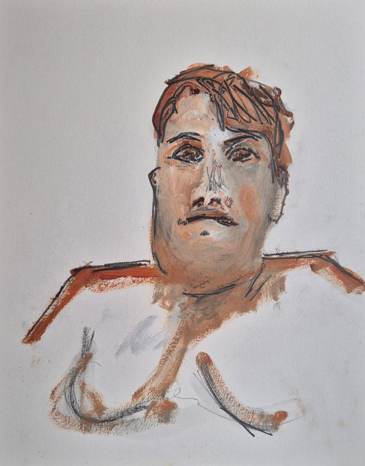 figure looking ahead