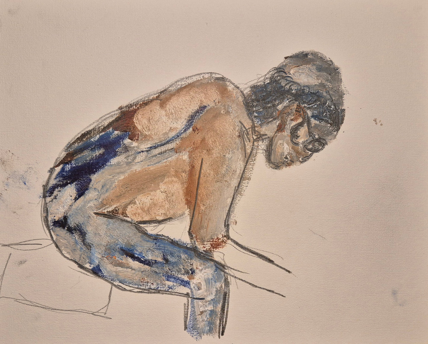 figure contemplating I