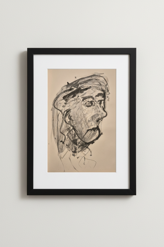 head, ink drawing II